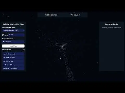 HWO Exoplanet Characterization Platform (Asteroid Destroyer) video preview